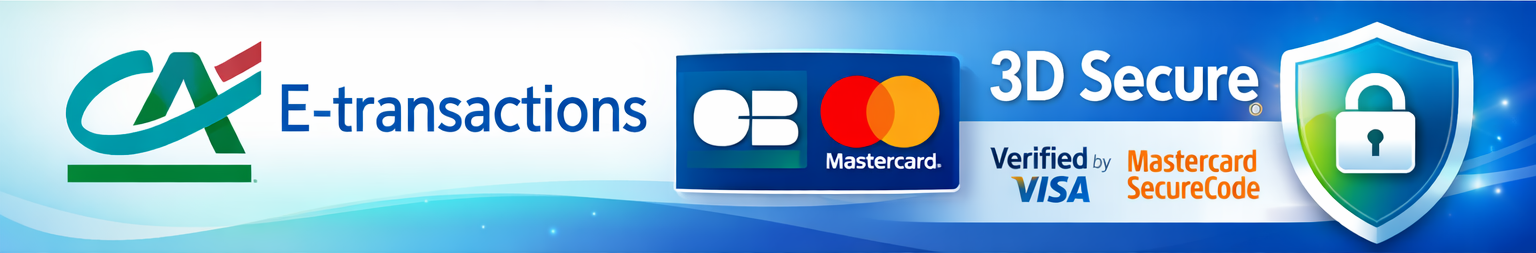 Paiement sécurisé — logos carte bancaire