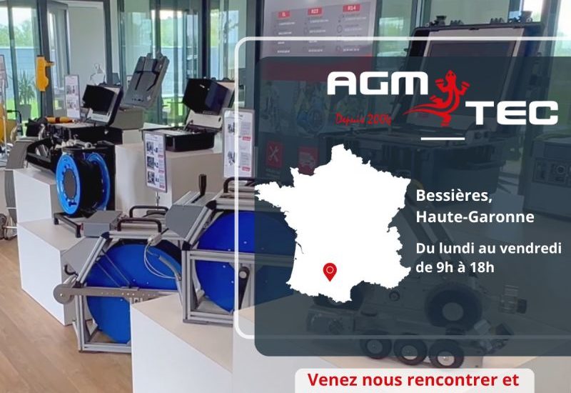 AGM TEC Le Leader en Caméras d'Inspection de Canalisations